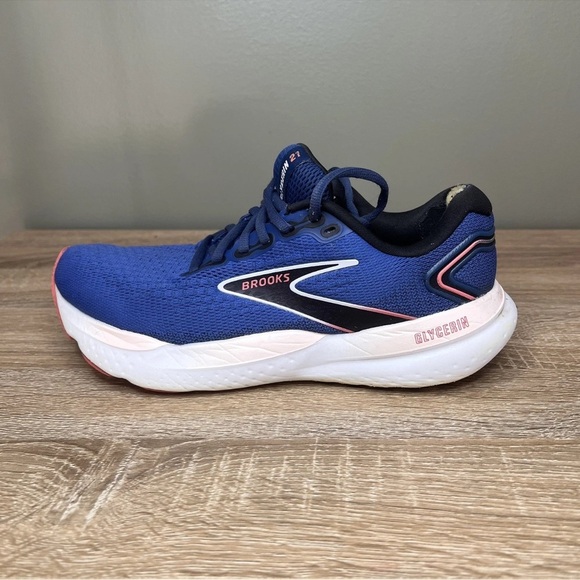 Brooks Glycerin 21 Running Shoes — Women’s 9 (Blue / Pink / Black) - Picture 1 of 7